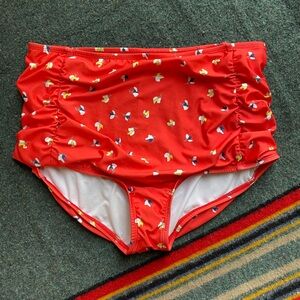 Gianni Bini Ultra-High Waisted Swim Bottoms